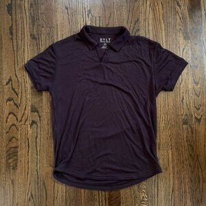 BYLT Basics Dark Purple Polo Shirt